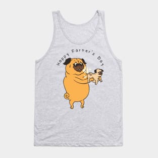 Happy Farter's Day Pug Tank Top